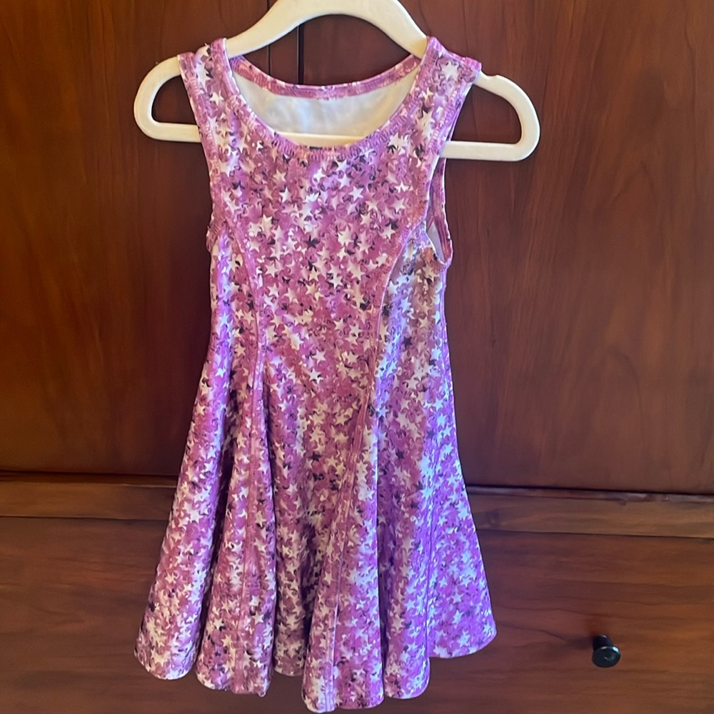 Comfy spandex dress for toddler girl!
